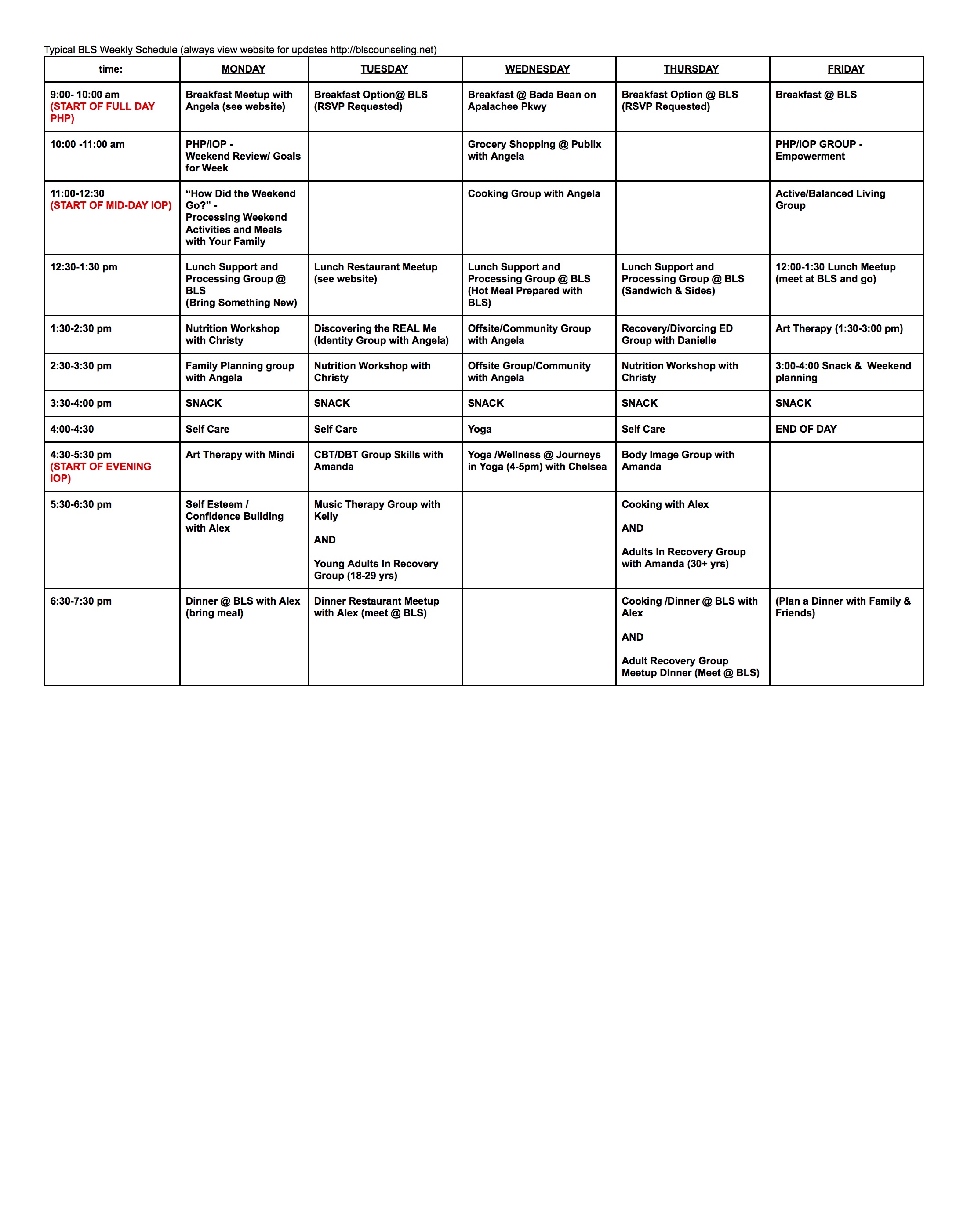 IOP Schedule - 6:5:17-6:9:17 pic